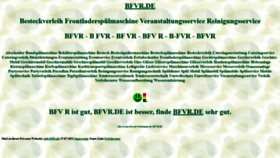 What Bfvr.de website looked like in 2021 (3 years ago)