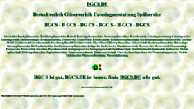 What Bgcs.de website looked like in 2021 (2 years ago)