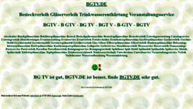 What Bgtv.de website looked like in 2021 (2 years ago)