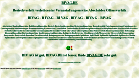 What Bivag.de website looked like in 2021 (2 years ago)