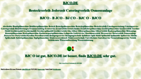 What Bjco.de website looked like in 2021 (2 years ago)