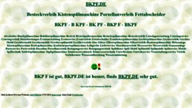 What Bkpf.de website looked like in 2021 (4 years ago)