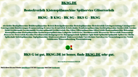 What Bksg.de website looked like in 2021 (2 years ago)