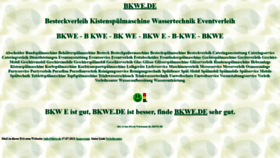 What Bkwe.de website looked like in 2021 (2 years ago)