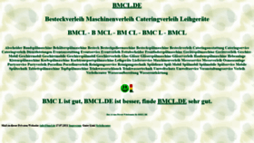 What Bmcl.de website looked like in 2021 (2 years ago)