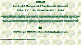 What Bmpg.de website looked like in 2021 (2 years ago)