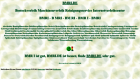 What Bmri.de website looked like in 2021 (4 years ago)