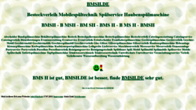 What Bmsh.de website looked like in 2021 (2 years ago)