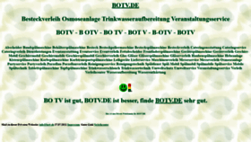 What Botv.de website looked like in 2021 (4 years ago)