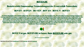 What Boven.de website looked like in 2021 (2 years ago)
