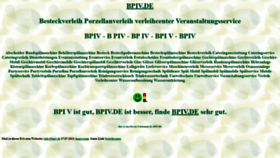 What Bpiv.de website looked like in 2021 (5 years ago)