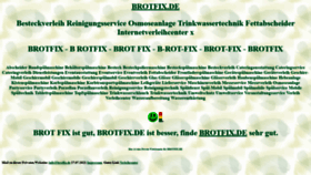 What Brotfix.de website looked like in 2021 (2 years ago)