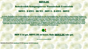 What Brwe.de website looked like in 2021 (2 years ago)