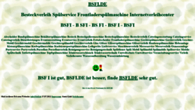 What Bsfi.de website looked like in 2021 (2 years ago)