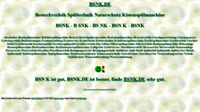 What Bsnk.de website looked like in 2021 (2 years ago)