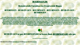 What Buebingen.de website looked like in 2021 (3 years ago)