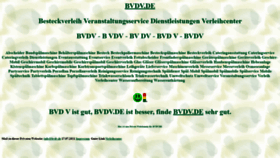 What Bvdv.de website looked like in 2021 (2 years ago)