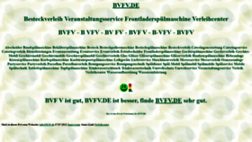 What Bvfv.de website looked like in 2021 (2 years ago)