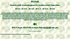 What Bvgn.de website looked like in 2021 (3 years ago)
