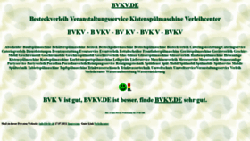 What Bvkv.de website looked like in 2021 (2 years ago)