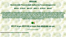 What Bwsv.de website looked like in 2021 (2 years ago)