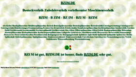 What Bzim.de website looked like in 2021 (2 years ago)