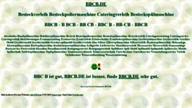 What Bbcb.de website looked like in 2021 (4 years ago)