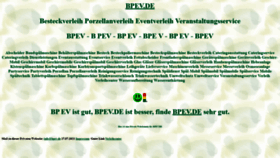 What Bpev.de website looked like in 2021 (2 years ago)