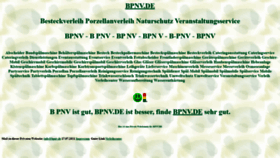 What Bpnv.de website looked like in 2021 (5 years ago)