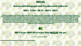 What Brps.de website looked like in 2021 (2 years ago)