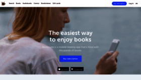 What Bookmate.com website looked like in 2021 (2 years ago)