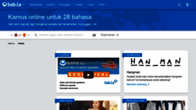 What Babla.co.id website looked like in 2021 (2 years ago)