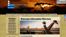What Botswana-info.com website looked like in 2021 (2 years ago)