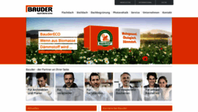 What Bauder.de website looked like in 2021 (2 years ago)