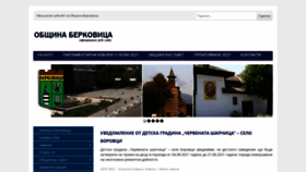 What Berkovitsa.bg website looked like in 2021 (2 years ago)