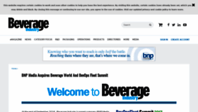 What Beverageworld.com website looked like in 2021 (2 years ago)