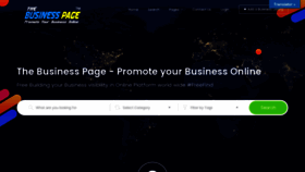 What Businesspage.site website looked like in 2021 (2 years ago)