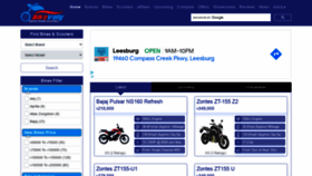 What Bikevaly.com website looked like in 2021 (4 years ago)