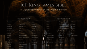 What Blackletterkingjamesbible.com website looked like in 2021 (2 years ago)