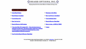What Boardoptions.com website looked like in 2021 (2 years ago)