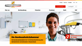 What Bzaek.de website looked like in 2021 (4 years ago)