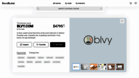 What Blvy.com website looked like in 2021 (2 years ago)