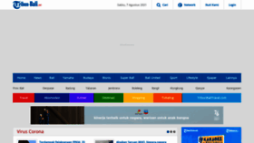 What Bali.tribunnews.com website looked like in 2021 (2 years ago)
