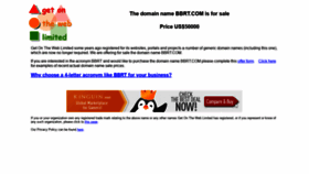 What Bbrt.com website looked like in 2021 (2 years ago)