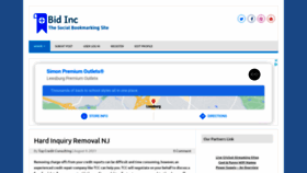 What Bidinc.org website looked like in 2021 (2 years ago)