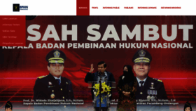 What Bphn.go.id website looked like in 2021 (2 years ago)