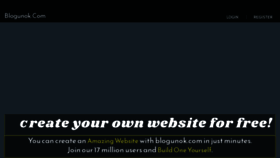 What Blogunok.com website looked like in 2021 (2 years ago)