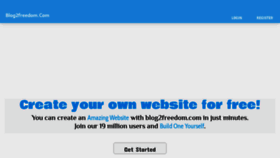 What Blog2freedom.com website looked like in 2021 (2 years ago)