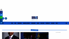 What Brandnewsday.com website looked like in 2021 (2 years ago)