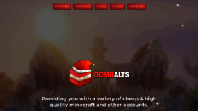 What Bombalts.com website looked like in 2021 (2 years ago)